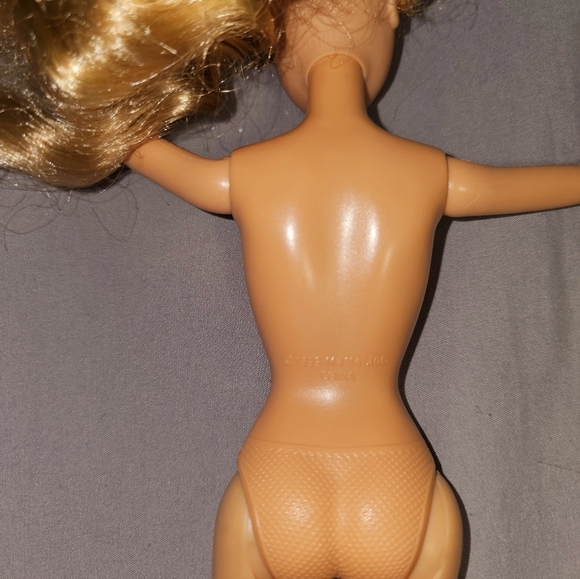 My Scene-Long Blonde Hair-Mattel Barbie Doll-Rooted Lashes- Nude 1999 HTF - Picture 6 of 9